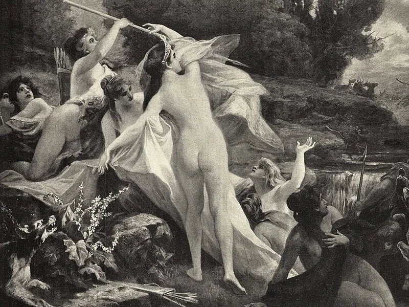 1866-Viktor Tardos Krenner - Bagno disturbato